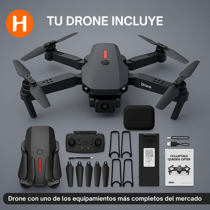 Drone PRO MAX 4K (Modelo 2025) | ¡Oferta Especial + Garantía de 90 Días! (Últimas Unidades)